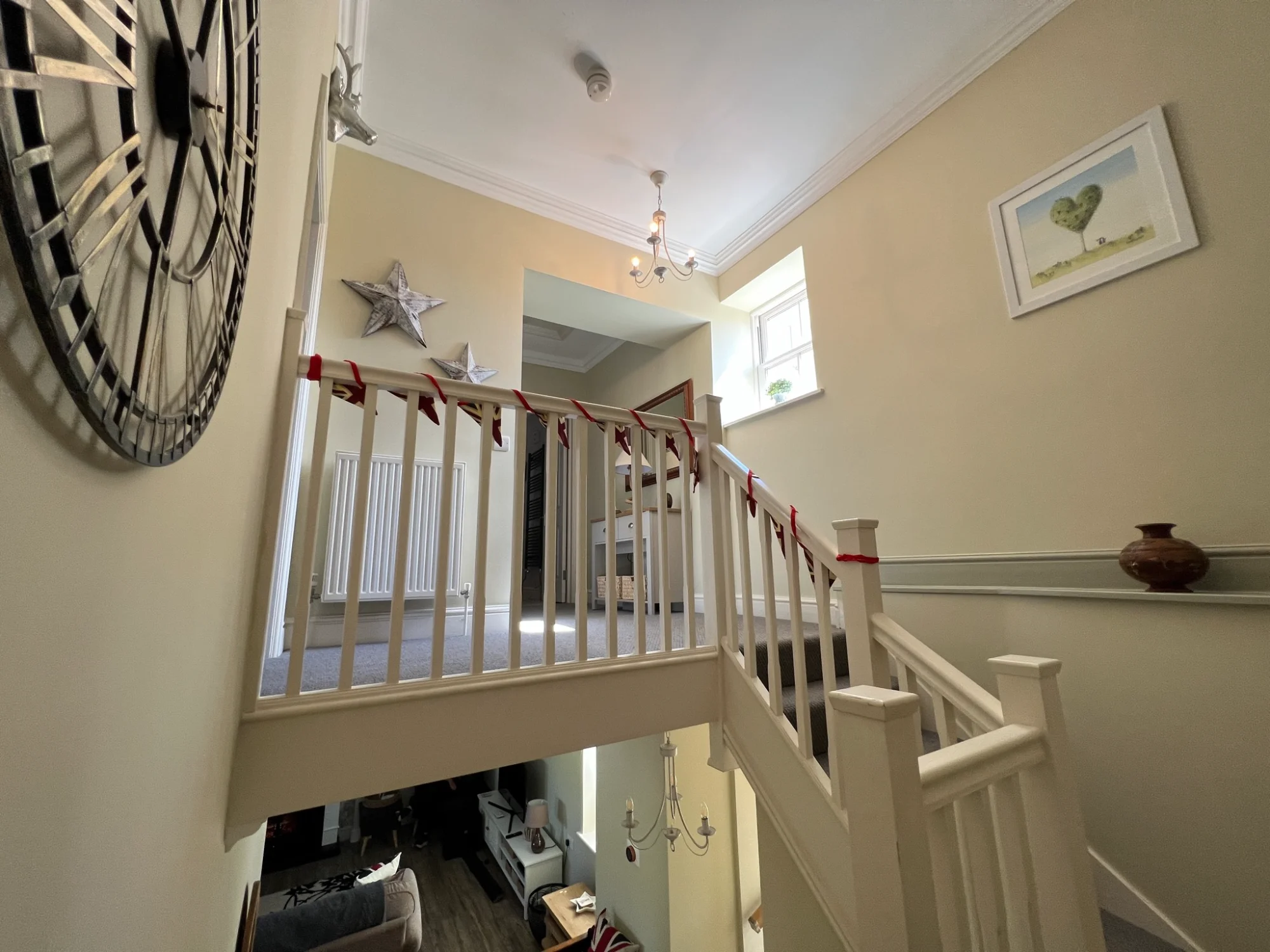 Elegant Hallway and Staircase